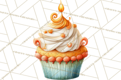 Safari Birthday Clipart PNG, Watercolor Safari Animals Product Image 4