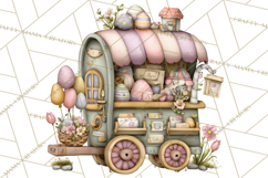 Easter Safari Animal Clipart, Cute Safari Mail PNG Product Image 4