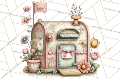 Easter Safari Animal Clipart, Cute Safari Mail PNG Product Image 2