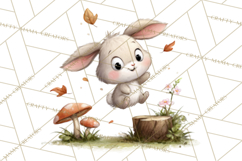 Woodland Animals Clipart, Cute Forest Animals, Foxes Png Product Image 2
