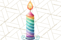 Safari Birthday Clipart PNG, Watercolor Safari Animals Product Image 3