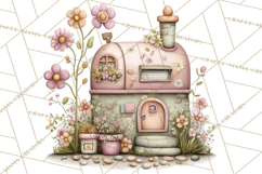 Easter Safari Animal Clipart, Cute Safari Mail PNG Product Image 4