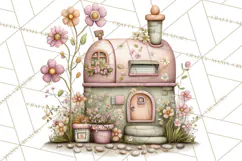 Easter Safari Animal Clipart, Cute Safari Mail PNG Product Image 4