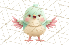 Whimsical Easter Characters Clipart PNG, Cute Mint Png Product Image 3