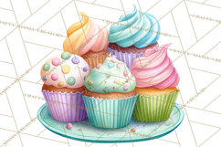 Safari Birthday Clipart PNG, Watercolor Safari Animals Product Image 2