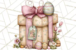 Easter Safari Animal Clipart, Cute Safari Mail PNG Product Image 2