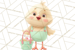Whimsical Easter Characters Clipart PNG, Cute Mint Png Product Image 4
