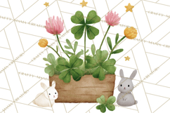 Cottagecore St Patrick’s Day Clipart, Mini Irish Cottage Png Product Image 4