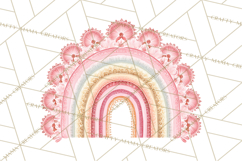 Valentine Boho Rainbow Clipart, Romantic Heart Rainbows PNG Product Image 4