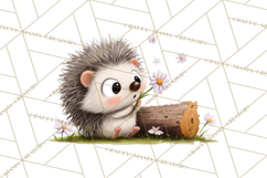 Woodland Animals Clipart, Cute Forest Animals, Foxes Png Product Image 4
