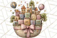 Easter Safari Animal Clipart, Cute Safari Mail PNG Product Image 4