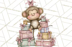 Easter Safari Animal Clipart, Cute Safari Mail PNG Product Image 5