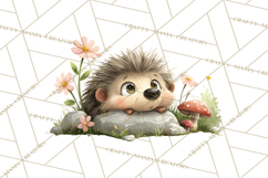 Woodland Animals Clipart, Cute Forest Animals, Foxes Png Product Image 2