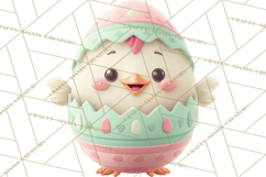 Whimsical Easter Characters Clipart PNG, Cute Mint Png Product Image 5