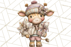 Easter Safari Animal Clipart, Cute Safari Mail PNG Product Image 2