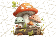 Woodland Animals Clipart, Cute Forest Animals, Foxes Png Product Image 3