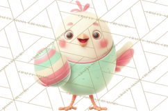 Whimsical Easter Characters Clipart PNG, Cute Mint Png Product Image 2