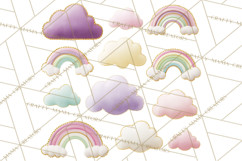 Unicorn Birthday Party Clipart, Magical Celebration Png Product Image 4