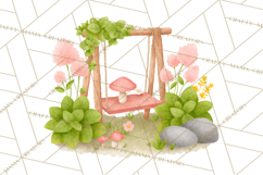 Cottagecore St Patrick’s Day Clipart, Mini Irish Cottage Png Product Image 3