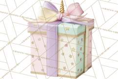 Unicorn Birthday Party Clipart, Magical Celebration Png Product Image 4