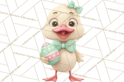 Whimsical Easter Characters Clipart PNG, Cute Mint Png Product Image 5