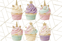 Unicorn Birthday Party Clipart, Magical Celebration Png Product Image 3