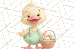 Whimsical Easter Characters Clipart PNG, Cute Mint Png Product Image 4