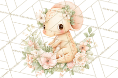 Cute Baby Dinosaurs Clipart PNG, Watercolor Dinosaur Product Image 5