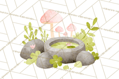 Cottagecore St Patrick’s Day Clipart, Mini Irish Cottage Png Product Image 4