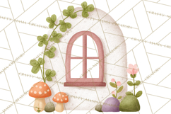 Cottagecore St Patrick’s Day Clipart, Mini Irish Cottage Png Product Image 2