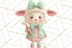 Whimsical Easter Characters Clipart PNG, Cute Mint Png Product Image 2