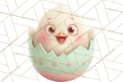 Whimsical Easter Characters Clipart PNG, Cute Mint Png Product Image 3
