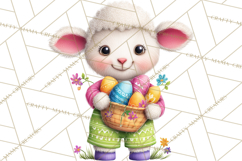 Easter Animals Clipart PNG, Cute Easter Animal Clip Art Product Image 4