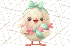Whimsical Easter Characters Clipart PNG, Cute Mint Png Product Image 5