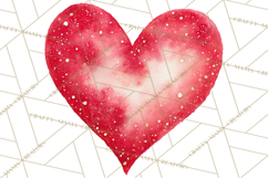 Watercolor Love Accents Clipart, Hearts, Envelopes Png Product Image 2