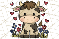 Patriotic Farm Animals Clipart, Whimsical Red White Blue Product Image 2