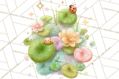 Spring Insects Clipart PNG, Cute Baby Bugs Watercolor Png Product Image 3