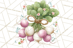 Spring Farmer’s Market Minis Clipart, Rustic Spring Png Product Image 3