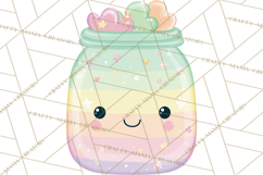 Anthropomorphic Spring Objects Clipart, Cute Kawaii Plants Product Image 3