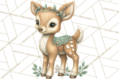 Celtic Enchanted Forest Animals Clipart, Woodland Creatures Product Image 4