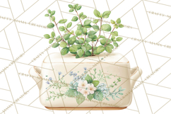 Spring Farmer’s Market Minis Clipart, Rustic Spring Png Product Image 4