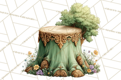 Celtic Enchanted Forest Animals Clipart, Woodland Creatures Product Image 5