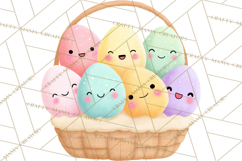 Anthropomorphic Spring Objects Clipart, Cute Kawaii Plants Product Image 5