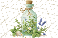 Spring Farmer’s Market Minis Clipart, Rustic Spring Png Product Image 2