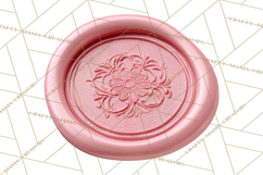 Easter Wax Seal Clipart, Bunny Chick Egg Floral Heart PNG Product Image 2