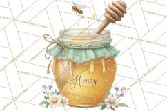 Spring Farmer’s Market Minis Clipart, Rustic Spring Png Product Image 3