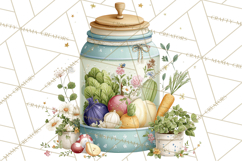 Spring Farmer’s Market Minis Clipart, Rustic Spring Png Product Image 4