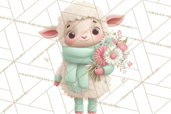 Whimsical Easter Characters Clipart PNG, Cute Mint Png Product Image 3