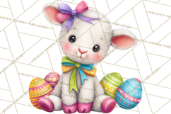 Easter Animals Clipart PNG, Cute Easter Animal Clip Art Product Image 3