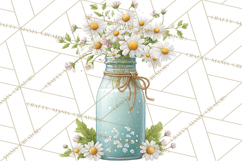 Spring Farmer’s Market Minis Clipart, Rustic Spring Png Product Image 5